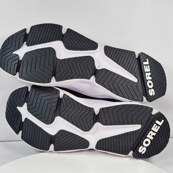 Sorel‎ Kinetic RNEGD Womens 9 Athletic Shoes Black White Mesh Sneakers - Picture 7 of 8